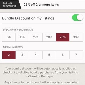 Bundle discount
